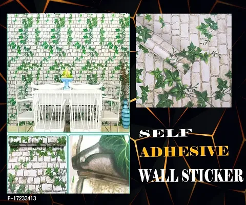 Classic Self Adhesive Sticker Multicolour For Wall Decoration(500 X 45 Cm)(24 Sq Ft)-thumb0