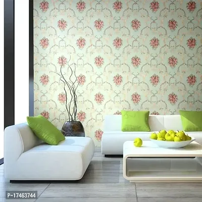 Floral pattern Self adhesive wallpaper for wall decoration(500 x 45 cm)Model-14-thumb4