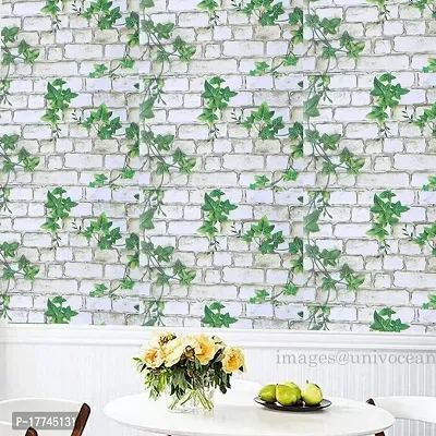 Wall Stickers DIY Decals Wallpaper (45 x 500 cm) 3D Brick Ivy Vine Self Adhesive PVC Vinyl-thumb4