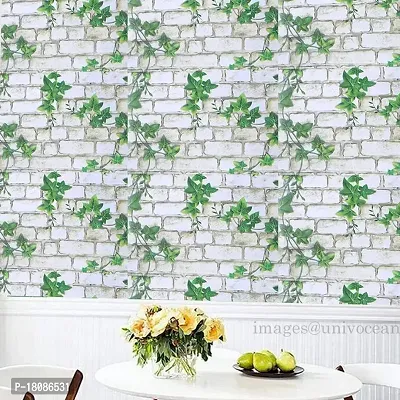 Wall Stickers DIY Decals Wallpaper (45 x 500 cm) 3D Brick Ivy Vine Self Adhesive PVC Vinyl-thumb3