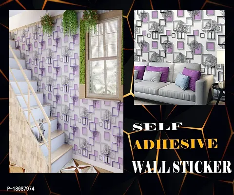 Wall Stickers DIY Decals Wallpaper (45 x 500 cm) 3D Brick Ivy Vine Self Adhesive PVC Vinyl-thumb2