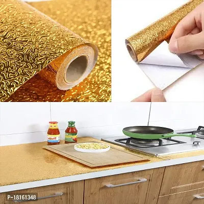 Self Adhesive Wall Stickers Oil-Proof Waterproof Peel  Stick Contact Wallpaper for Kitchen Living Room Office Table Home Decor Furniture Workshop (200X60 CM)