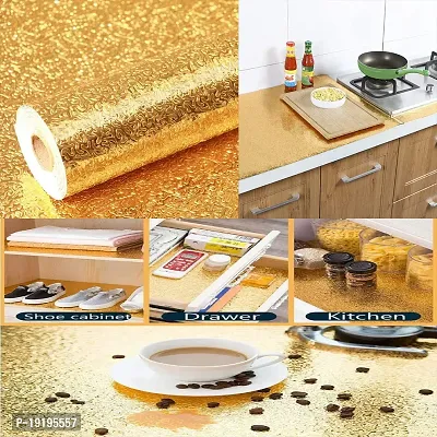 Self Adhesive Wall Stickers Oil-Proof Waterproof Peel  Stick Contact Wallpaper for Kitchen Living Room Office Table Home Decor Furniture Workshop (200X60 CM)-thumb0