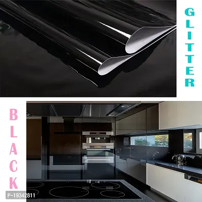 Kitchen Backsplash Wallpaper Peel and Stick Aluminum Foil Contact Paper Self Adhesive Oil-Proof Heat Resistant Wall Sticker for Countertop Drawer Liner Shelf Liner (200X60 CM)-thumb0