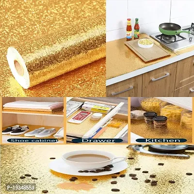 Self Adhesive Wall Stickers Oil-Proof Waterproof Peel  Stick Contact Wallpaper for Kitchen Living Room Office Table Home Decor Furniture Workshop (200X60 CM)-thumb0