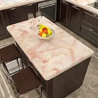 Kitchen cabinets Marble Wallpaper Oil Proof Waterproof Floor Tiles Stickers Waterproof Wall Paper for Home and Kitchen Deacute;cor (200X60 CM)-thumb3