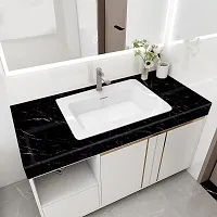 Kitchen cabinets Marble Wallpaper Oil Proof Waterproof Floor Tiles Stickers Waterproof Wall Paper for Home and Kitchen Decor-thumb1