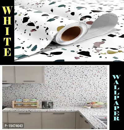 Self Adhesive Wall Stickers Oil-Proof Waterproof Peel  Stick Contact Wallpaper for Kitchen Living Room Office Table Home Decor Furniture Workshop-thumb0
