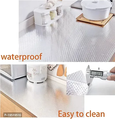 Self Adhesive Wall Stickers Oil-Proof Waterproof Peel  Stick Contact Wallpaper for Kitchen Living Room Office Table Home Decor Furniture Workshop-thumb4