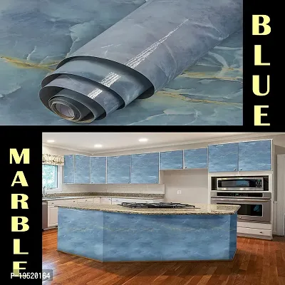 Kitchen cabinets Marble Wallpaper Oil Proof Waterproof Floor Tiles Stickers Waterproof Wall Paper for Home and Kitchen Decor