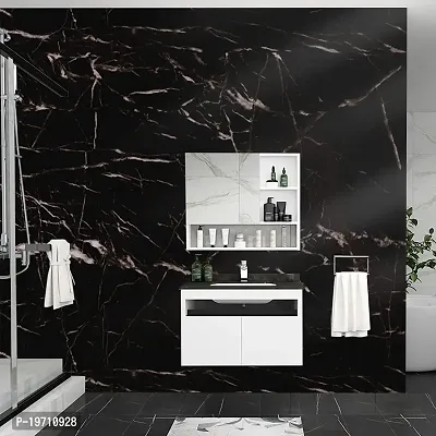 Kitchen cabinets Marble Wallpaper Oil Proof Waterproof Floor Tiles Stickers Waterproof Wall Paper for Home and Kitchen Decor-thumb4