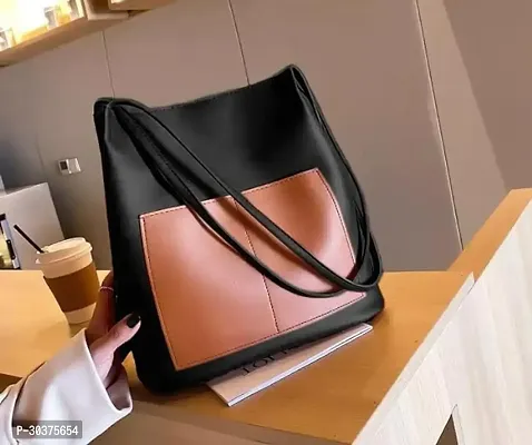 Stylish PU Tote Bag for Women-thumb0