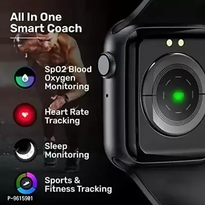 i8 Pro Max Touch Screen Bluetooth Smartwatch with Activity Tracker Compatible with All 3G/4G/5G Android  iOS Smartphones - Black-thumb3