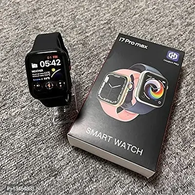 Battery Type :- Lithium Polymer, Charge Time :- 120Min Battery Life:- 48 Hrs Sleep Monitor, ECG, Heart Rate Sensor, Pedometer Smart Watch Calling  Notification, Sports 7 Series 1.75 Full Dis-thumb0