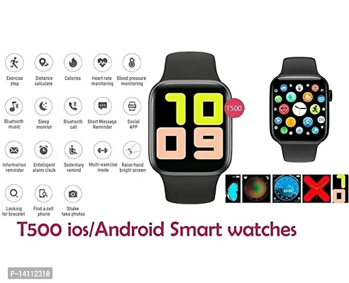 T-500 Smart Watch LED with Daily Activity Tracker for Touchscreen Receive or Cancel Calling ,-thumb4