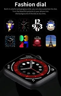 T500 Plus Pro Series 8 Big 45mm HD Infinite Display Calling Smartwatch (Black Strap,-thumb1