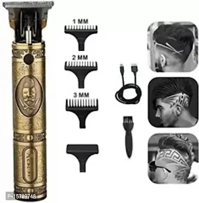 MAXTOP Golden Trimmer For Men  Women Clippers Haircut Grooming Kit Trimmer Trimmer 120 min Runtime 4 Length Settings  (Gold)-thumb0