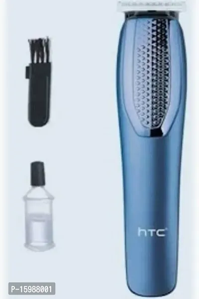 HTC AT 1210 Trimmer 240 min Runtime 8 Length Settings Fully Waterproof Trimmer 120 min Runtime 3 Length Settings  (Blue)