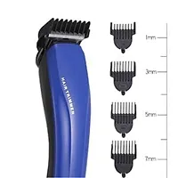 Professional Beard Trimmer For Men, Durable Sharp Accessories Blade Trimmers and Shaver with 4 Length Setting Trimmer For Men Shaving,Trimer for men's, Savings Machine (Blue)-thumb2