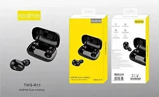 TWS-R11 True Wireless Bluetooth Earbuds with 24 Hours Long Battery Backup (Black)-thumb1