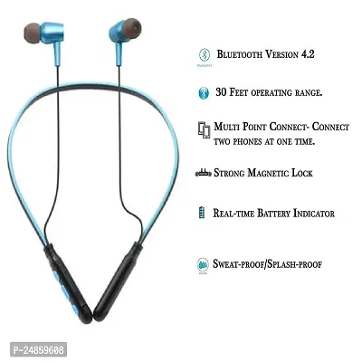 B11 Truly Wireless Bluetooth Neckband Earphone with Mic-thumb2