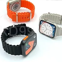 Original T800 Ultra Smartwatch  (Orange Strap, Free size)-thumb3