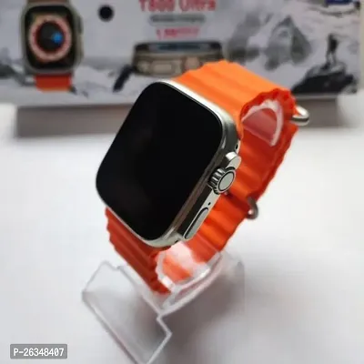 T800 Ultra smartwatch with 1.9 inches LED Display (Orange)-thumb2