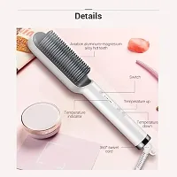 Hair Straightener Hair Straightener Comb for Women Hair Styler Straightener Machine Brush PTC Heating Electric Straightener with 5 Temperature-thumb1