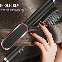 Hair Straightener Hair Straightener Comb for Women Hair Styler Straightener Machine Brush PTC Heating Electric Straightener with 5 Temperature-thumb3