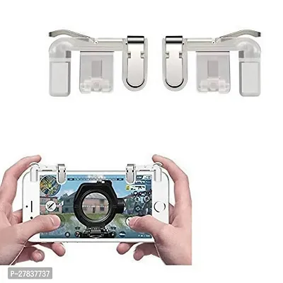 PUBG Gaming Trigger with Fast Fire Button PUBG Shooter with Sensitive Touch for All Smartphones Gaming Accessory Kit  (Transparent, For Android, iOS)-thumb0