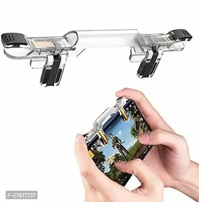 PUBG Gaming Trigger with Fast Fire Button PUBG Shooter with Sensitive Touch for All Smartphones Gaming Accessory Kit  (Transparent, For Android, iOS)-thumb3