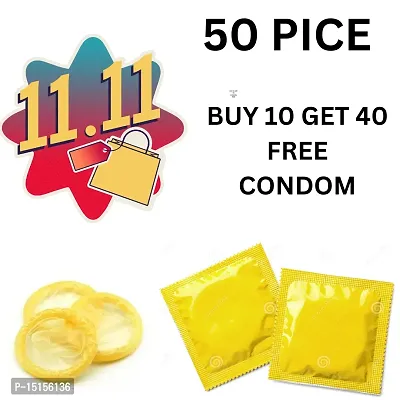 Buy 10 Condom Get 40 Free Condom For Men  ENjoy Sex Life and Happy  (Pack Of 50 pcs ) (SECREET DEHIVERY) 100%