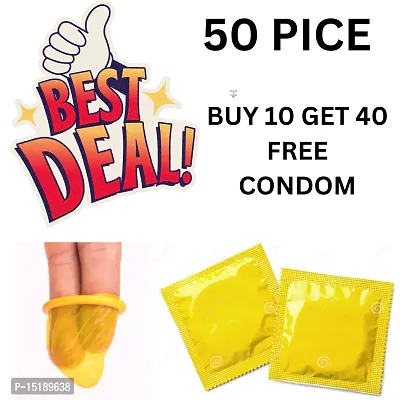 Buy 10 Condom Get 40 Free Condom For Men  ENjoy Sex Life and Happy  (Pack Of 50 pcs ) (SECREET DEHIVERY) 100% USD