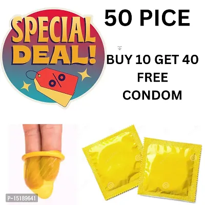 Buy 10 Condom Get 40 Free Condom For Men  ENjoy Sex Life and Happy  (Pack Of 50 pcs ) (SECREET DEHIVERY) 100% USD