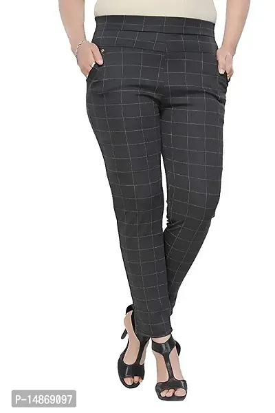 Women's Slim Fit Cotton Blend Jeggings, Black  Grey, Combo, Size, 28 Multicolour-thumb2