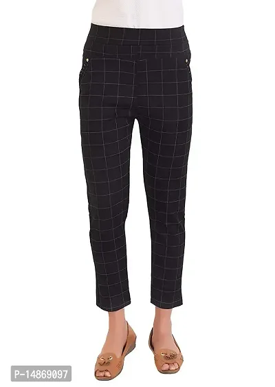 Women's Slim Fit Cotton Blend Jeggings, Black  Grey, Combo, Size, 28 Multicolour-thumb3