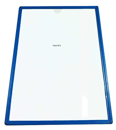 Shining Zon A4 Paper Magnetic Display Pocket File Folder (Pack of 2 Folders Colors)