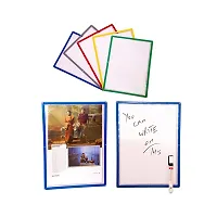 Shining Zon A4 Paper Magnetic Display Pocket File Folder (Pack of 2 Folders Colors)-thumb2