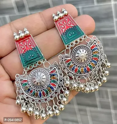 Multicoloured Alloy No Stone Drop Earrings Earrings For Women