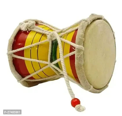 Trading Dukan Indian Musical Instruments Damaru Meditation Kirtan Shiv Damroo Percussion-thumb0