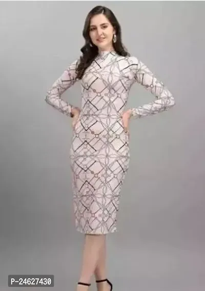 Buy Stylish Lycra Abstract Print A-Line Dress For Women Online In India At  Discounted Prices