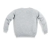 Kids Unisex Stylish Sweatshirt Printed  Grey-thumb3