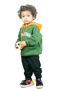 kids Unisex Hoodie Amazing printed Olive Green-thumb3