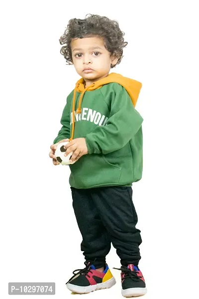 kids Unisex Hoodie Amazing printed Olive Green-thumb4