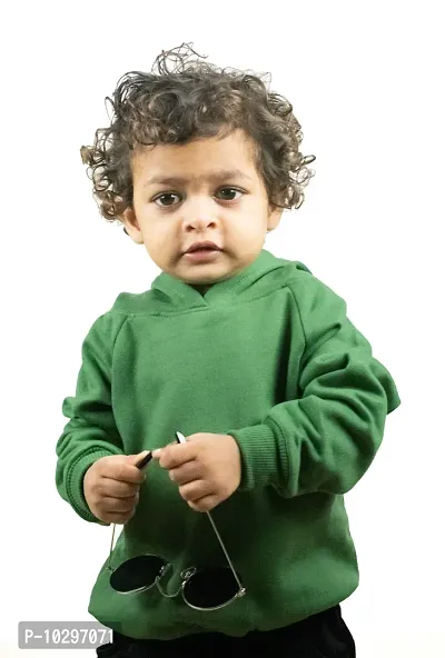 Kids Unisex Hoodie Dino Style Olive Green-thumb4