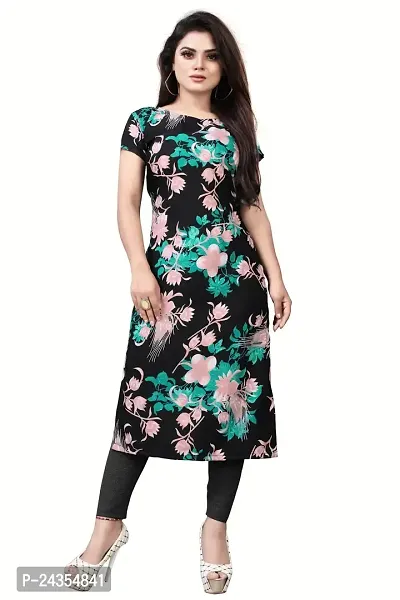 Classic Crepe Printed Kurti For Women-thumb0