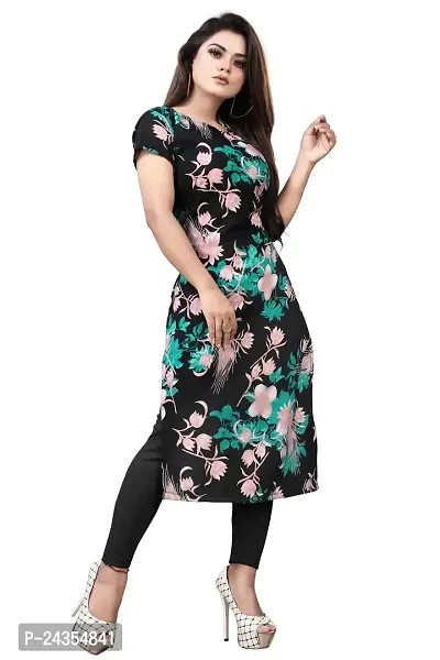 Classic Crepe Printed Kurti For Women-thumb2