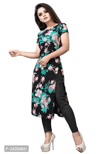 Classic Crepe Printed Kurti For Women-thumb3