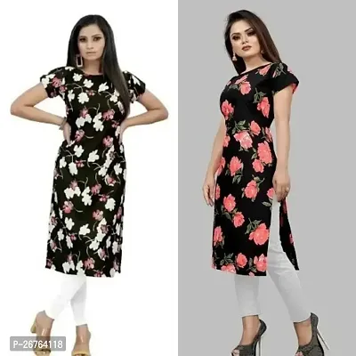 Fancy Crepe Kurtas For Women Pack Of 2