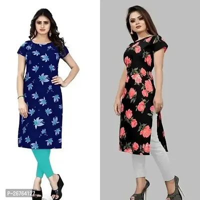 Fancy Crepe Kurtas For Women Pack Of 2